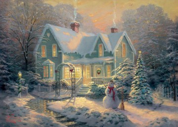 クリスマスの祝福 トーマス・キンケード Oil Paintings